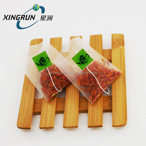 Chất lượng cao sợi Ngô lưới PLA túi trà phân hủy sinh học túi trà túi tùy chỉnh được gắn thẻ kim tự tháp túi trà - Product Image 2