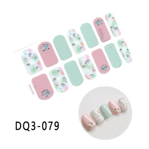 Pegatinas de Gel para Uñas Estilo Verano al por Mayor, Envolturas de Gel para Uñas de Larga Duración, Pegatinas Completas para Uñas DIY - Product Image 4
