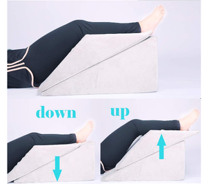 Oreiller d'élévation du dos et des jambes en mousse de conception la plus récente avec 2 oreillers d'élection assis séparés - Product Image 3