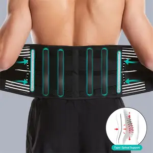 Bangster Actividad diaria Soporte lumbar Alivio del dolor de espalda Cinturón de soporte de cintura transpirable