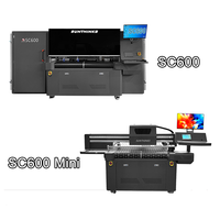 Sunthink SC600 Printer Inkjet Single Pass, ukuran besar Digital, lebar cetak 600mm dengan HP A3, mesin cetak karton