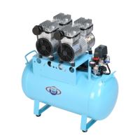 Compresseur d'air médical silencieux sans huile de qualité professionnelle haute puissance 60L, plusieurs modèles, compresseur d'air dentaire