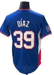 Camiseta del Clásico Mundial de Béisbol 2026 del Equipo Nacional de Béisbol de Puerto Rico, con el nombre y número de Nolan Arenado, Edwin Díaz, <span class=keywords><strong>Maldonado</strong></span>, cosida, para softbol - Product Image 5