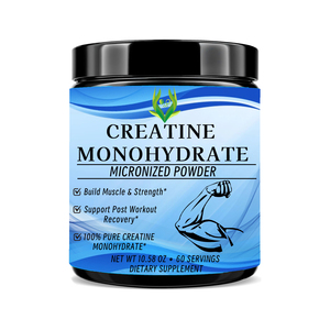 ผงครีเอทีนโมโนไฮเดรตแบบกำหนดเอง (OEM) อาหารเสริมเพื่อสร้างกล้ามเนื้อ เพิ่มความแข็งแรง และช่วยฟื้นฟูร่างกายหลังออกกำลังกายสำหรับผู้ใหญ่ - Product Image 1