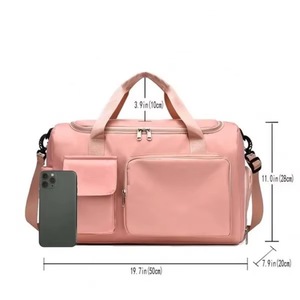 Sac de voyage sportif en nylon imperméable, grande capacité, pour le week-end, grand format, échantillon gratuit - Product Image 2