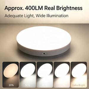 Plafonnier LED rechargeable nocturne avec capteur de mouvement radar, montage magnétique - Product Image 2