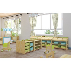 Ensemble table et chaises pour enfants, design moderne, meubles en bois massif pour élèves de la maternelle - Product Image 6
