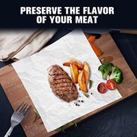 Rouleau de papier boucher kraft large non ciré de qualité alimentaire, idéal pour le barbecue, le fumage et l'emballage de viande (brisket)