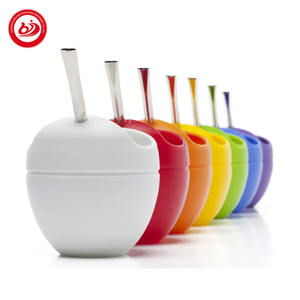 Nuova confezione regalo argentina tradizionale con paglia silicone yerba juice water Cup Silicone Mate Gourd Cup con Bombilla Drain straw - Product Image 4