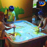 Mesa de Arena Mágica Interactiva para Juegos en Interiores, Equipo de Juego para Playa, Proyector de Arena para Interiores, Entretenimiento Infantil