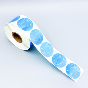 Rouleau d'autocollant rond en vinyle adhésif imperméable pour logo d'entreprise <span class=keywords><strong>étiquette</strong></span>s d'<span class=keywords><strong>emballage</strong></span> <span class=keywords><strong>alimentaire</strong></span> de forme personnalisée avec étanchéité de marque - Product Image 3