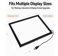 Nouvelle machine tout-en-un tactile infrarouge USB de 84 pouces sans lecteur, compatible Windows et Android, pour l'enseignement et les conférences, avec commande tactile