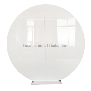 <strong>Simple</strong> Round Shape White Color PC PVC Modern Fancy High Class <strong>Wedding</strong> Events Banquet <strong>Backdrop</strong> <strong>Wedding</strong> for Decoration <strong>Backdrop</strong> - Product Image 6