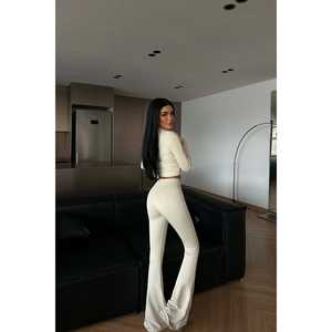 Conjunto Deportivo de Nylon para Hombre, Cómodo, con Detalle de Cremallera, para Gimnasio/Correr, Estampado con Efecto Ácido, 2 Piezas, MOQ 2 Piezas - Product Image 1