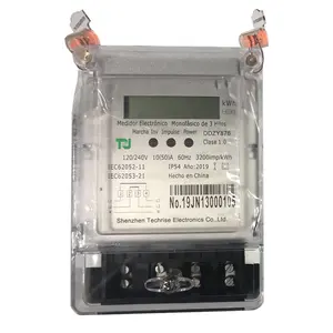 DDZY876 Guatemala Inversa LCD-Anzeige Konventionelle Postpaid-Einphasen-3-Kabel Elektronischer statischer Zähler Aktiver Energie zähler