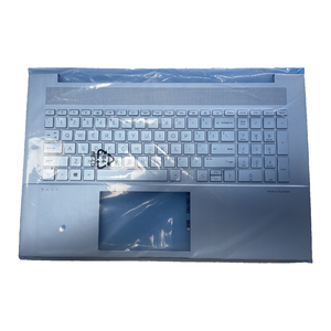 สำหรับ <span class=keywords><strong>HP</strong></span> <span class=keywords><strong>ENVY</strong></span> X360 17M-CH 17M-CH1013DX ทัชแพดคีย์บอร์ดที่วางแขน M45795-001สีเงิน - Product Image 6