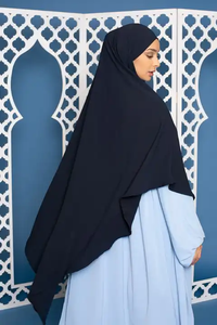 Hijab musulman de taille supérieure Jilbab en mousseline de soie pour Khimar Sjaal Maleisie Islamitisch Ramadan Gebed Abaya Jilbab Voor Moslim Vrouwen - Product Image 5