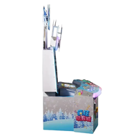 Bouton de commande pour jeu d'arcade intérieur Crazy Toy City 3 joueurs : danse sur tambour, tir à la corde, jeu de claquettes