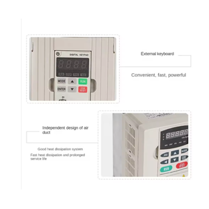 220V 004M2 1A değişken frekanslı mekanizma tek fazlı giriş AC Motor hız kontrolü için üç fazlı çıkış - Product Image 2