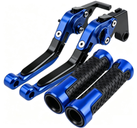 Palancas de Freno y Embrague Ajustables de Aluminio CNC, Accesorios Universales para Manillar de Motocicleta Modificado