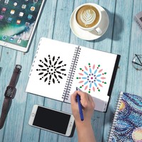 Ensemble d'outils de pointillage, 20 pièces, peinture artistique, pochoir pour peinture