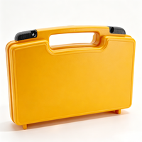 U-S012 14" Étui de transport rigide moulé par injection en PP personnalisé, boîte de rangement portable en plastique robuste pour équipement avec insert en mousse