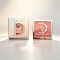 Nouvelle palette de fards à paupières et de blush 4 couleurs transfrontalière, application facile, haute brillance, contouring, longue tenue, inaltérable, taille standard