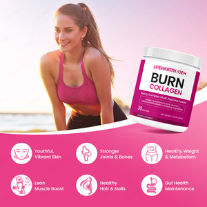 Lifeworth thủy phân collagen cho Burn vẻ đẹp cuối cùng phức tạp đa collagen peptide bột cho phụ nữ với các loại I II <span class=keywords><strong>III</strong></span> V - Product Image 2