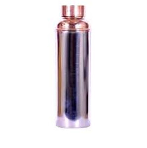 Manufacturer of Pure Copper Metal Water <b>Bottles</b> High Quality Metal Copper Water <b>Bottle</b> Made India - Product Image 5
