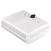 16-Core SC Optical Fiber Distribution Box with Uncut Midspan Port TCP/GPRS Support for FTTH Fiber Terminal Box