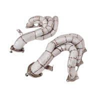 Collecteurs d'échappement en acier inoxydable à longueur égale pour Porsche 718 Cayman GT4 RS 2022-2025 avec qualité sonore améliorée