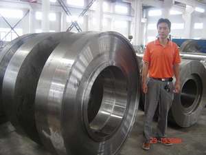 Ruote forgiate cromate in lega resistente all'usura ad alte prestazioni per gru per impieghi gravosi e componenti per la lavorazione del meccanismo di viaggio - Product Image 4