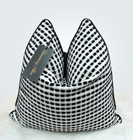 18x18 20x20 Premium vente en gros de luxe coton coupe velours décembre maison coussin oreiller housse de coussin taille personnalisée
