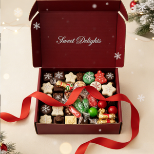 Cajas de Embalaje de Cartón Rígido Reciclable con <span class=keywords><strong>Tapa</strong></span> y Base para Regalos de Chocolate y Dulces, con Diseño de Logotipo Personalizado al por Mayor - Product Image 6