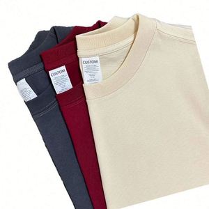 Design High Quality Premium Pure Cotton <b>Drop</b> Oem Logo Design T Shirts Printing Unisex Short Sleeve Multi-Color Men's T Shirts - Product Image 1