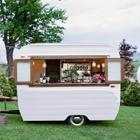 Camion de crème glacée Offre Spéciale Coffee Van Food Trailer Fast Food Cart Wedding Cart Wine Beer Mobile Bar Trailer