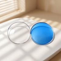 Thinkeylens 1.56 Photo RX Lentilles de Lunettes Optiques sur Mesure à Vision Unique HMC Protection Anti-Lumière Bleue UV420 Photoblue