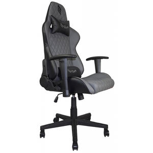 NOUA KUI PLUS K7 Sedia Ergonomica Grigia per Ufficio/Gaming con Braccioli 2D, Schienale Reclinabile, Altezza Regolabile, Design Cinese, Nylon e Metallo - Product Image 1