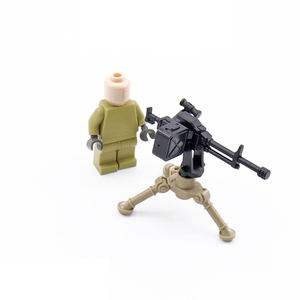 Heavy Equipped NSV <strong>Gun</strong> Toy <strong>Set</strong> Model Army Military Weapon Pack Building Blocks for 5-7 Years Old WW2 Soldiers Accessories Toy - Product Image 5