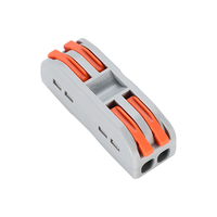 Bloc de jonction rapide à 4 trous pour câblage électrique, idéal pour la décoration et l'installation de lumières LED