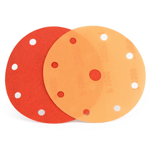 แผ่นขัดทีเทค 15 รู 1000 กริต แบบติดตีนตุ๊กแก พร้อมแผ่นรองฟิล์ม - Product Image 2