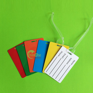 Không có tối thiểu giá rẻ nhất Glossy <span class=keywords><strong>PVC</strong></span> thẻ nhựa hành lý Tag cho chuyến bay Phi Hành Đoàn không loại bỏ trước khi máy bay tag - Product Image 3