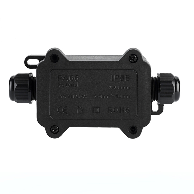 2T-3P/7-10 Electrical Plastic Enclosure Cable Terminals Block Ip68 Waterproof Junction Box Outdoor