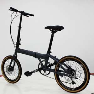 Vélo pliant en alliage d'aluminium L8 de 20 pouces, freins à disque à 9 vitesses, vélo de banlieue léger - Product Image 1