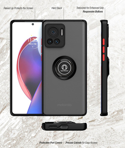 Funda de teléfono con soporte de anillo para Motorola <span class=keywords><strong>Edge</strong></span> <span class=keywords><strong>30</strong></span> Ultra <span class=keywords><strong>Edge</strong></span> 50 Pro 50 Fusion G Stylus 2024 G84 G54 funda híbrida resistente a prueba de golpes - Product Image 6
