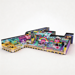 Aire <span class=keywords><strong>de</strong></span> jeux intérieure <span class=keywords><strong>de</strong></span> grande capacité avec parcours d'obstacles et zone <span class=keywords><strong>de</strong></span> trampolines - Product Image 4