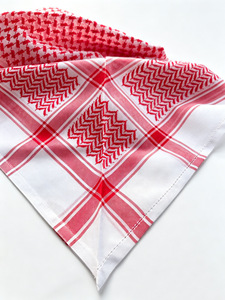 Écharpe arabe Shemagh yéménite et saoudienne du Moyen-Orient, Keffiyeh palestinienne Arafat, châle en polyester, foulard palestinien Keffiyeh - Product Image 2