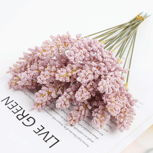 32cm Mini <b>Artificial</b> Wheat Bouquet Soft Foam Material Wedding Table Centerpiece Interior Layout Flower - Product Image 6