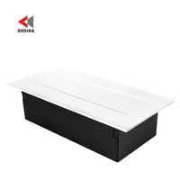 Prise de puissance Schuko rectangulaire dissimulée pour ordinateur de bureau, 1 pièce, chargeur USB, prise électrique pop-up pour meubles