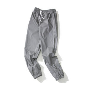 Pantalon Hip-hop Lumineux Unisexe Taille Européenne Personnalisable avec Logo Réfléchissant Imperméable Léger Teint Uni pour Danse de Nuit et Streetwear - Product Image 4